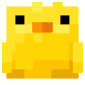 This is a chicken from minecraft
